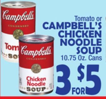 Bravo Supermarkets Campbell's chicken noodle soup offer