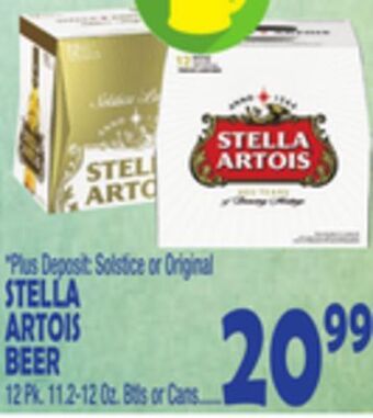 Bravo Supermarkets Stella artois beer offer