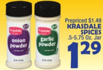 Bravo Supermarkets Krasdale spices offer