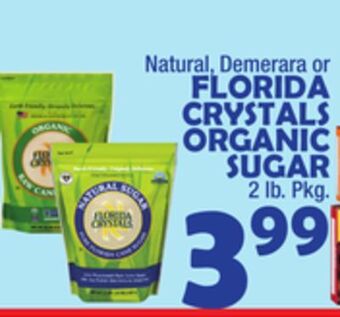 Bravo Supermarkets Florida crystals organic sugar offer