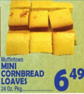 Bravo Supermarkets Mini cornbread loaves offer