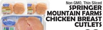 Bravo Supermarkets Mountain farms chicken breast cutlets offer