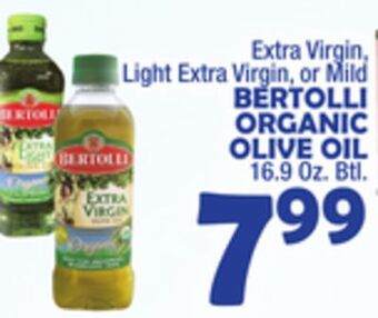 Bravo Supermarkets Bertolli organic olive oil offer