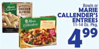 Bravo Supermarkets Marie callender's entrees offer