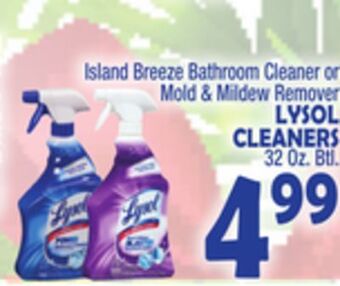 Bravo Supermarkets Lysol cleaners offer