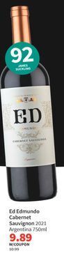 Total Wine Ed edmundo cabernet sauvignon offer