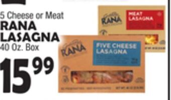 Bravo Supermarkets Rana lasagna offer