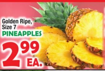 Bravo Supermarkets Pineapples offer
