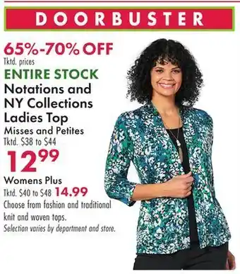 Boscov's Entire notations and ny collections offer