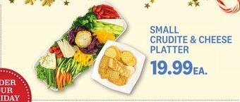 Kings Food Markets Small crudite & cheese platter offer