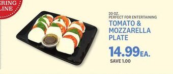 Kings Food Markets Tomato & mozzarella plate offer