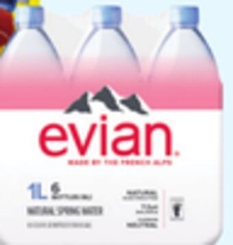 Kings Food Markets Evian spring water offer