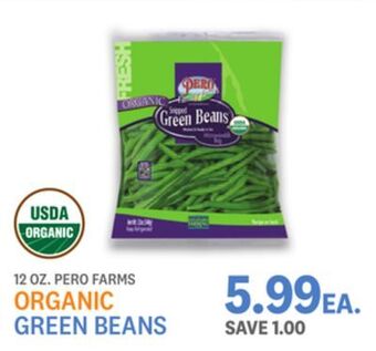Kings Food Markets Pero farms organic green beans offer