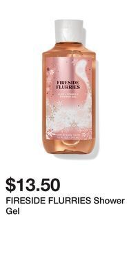 Bath & Body Works Fireside flurries shower gel offer