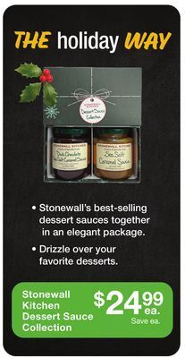 Fairway Store Market Stonewall kitchen dessert sauce collection offer