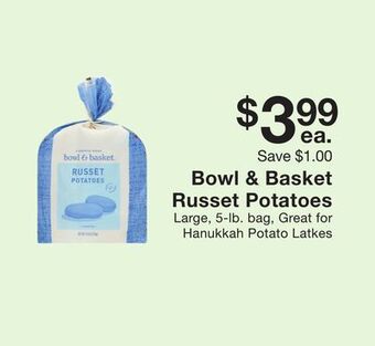 Fairway Store Market Bowl & basket russet potatoes offer
