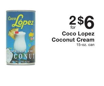 Fairway Store Market Coco lopez coconut cream offer