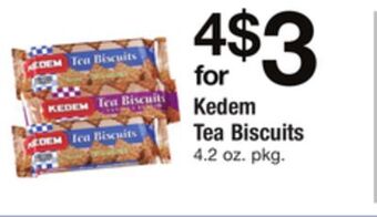 ACME Kedem tea biscuits offer