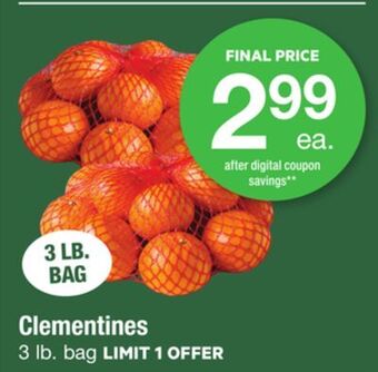 ACME Clementines offer