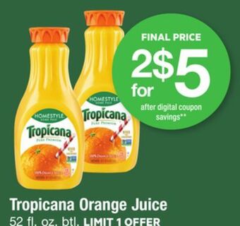 ACME Tropicana orange juice offer