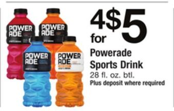 ACME Powerade sports drink offer