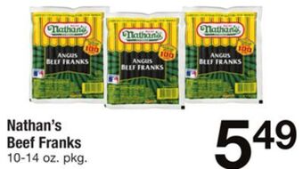 ACME Nathan's beef franks offer