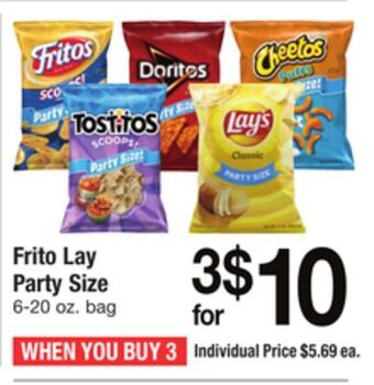 ACME Frito lay party size offer