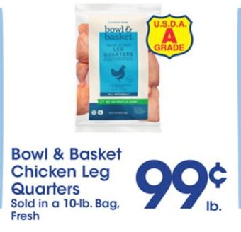 Price Rite Bowl & basket chicken leg quarters offer