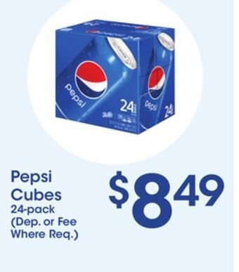 Price Rite Pepsi cubes offer