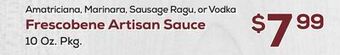 DeCicco & Sons Frescobene artisan sauce offer