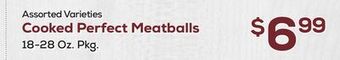 DeCicco & Sons Cooked perfect meatballs offer