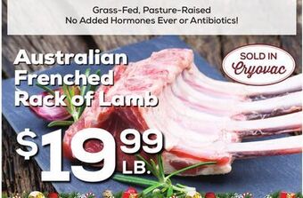 DeCicco & Sons Australian frenched rack of lamb offer