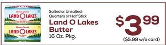 DeCicco & Sons Land o lakes butter offer