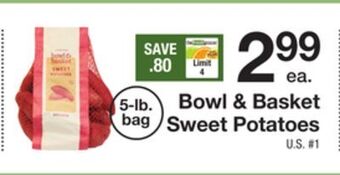 The Fresh Grocer Sweet potatoes offer