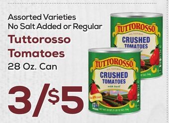 DeCicco & Sons Tuttorosso tomatoes offer