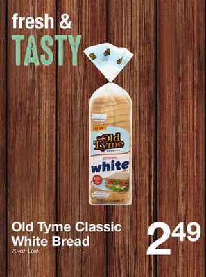 The Fresh Grocer Classic white bread offer