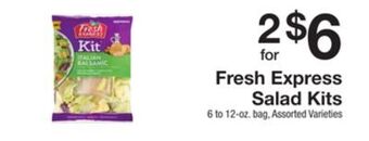 The Fresh Grocer Salad kits offer