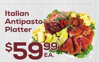 DeCicco & Sons Italian antipasto platter offer