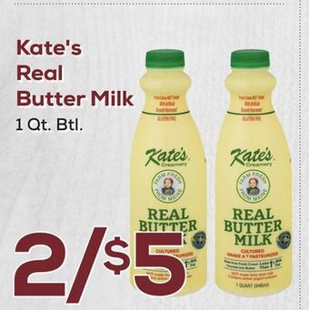 DeCicco & Sons Kate's real butter milk offer