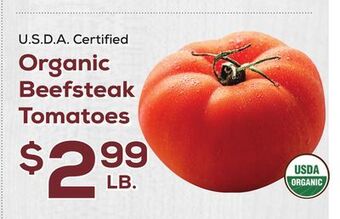DeCicco & Sons Organic beefsteak tomatoes offer