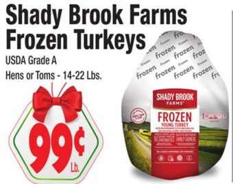 King Kullen Shady brook farms frozen turkeys offer