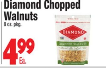 King Kullen Diamond chopped walnuts offer