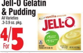 King Kullen Jell-o gelatin & pudding offer