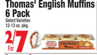 Thomas' english muffi ns 6 pack