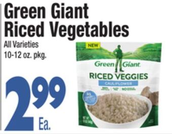 King Kullen Green giant riced vegetables offer