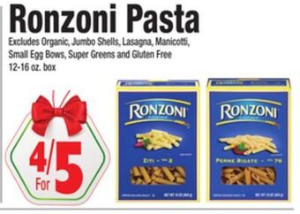 King Kullen Ronzoni pasta offer