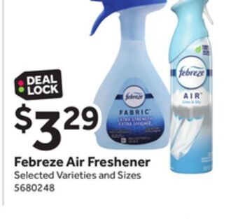Stop&Shop Febreze air freshener offer