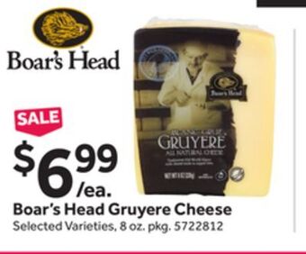 Stop&Shop Boar's head gruyere cheese offer