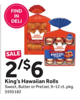 Stop&Shop King's hawaiian rolls offer