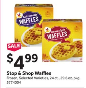 Stop&Shop Stop & shop waffles offer